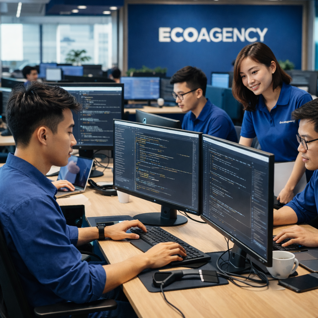 Đội ngũ nhân sự code ecoagency