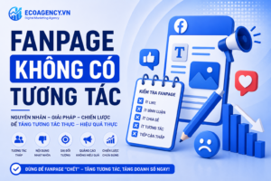 fanpage không có tương tác