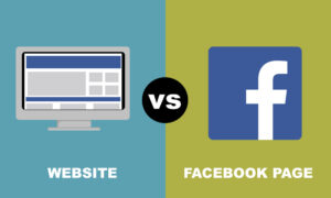 website vs fanpage